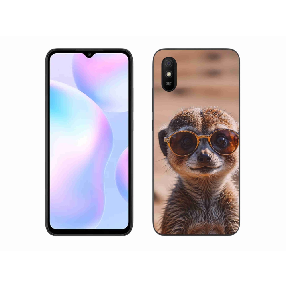 Gelový kryt mmCase na Xiaomi Redmi 9AT - stylová surikata