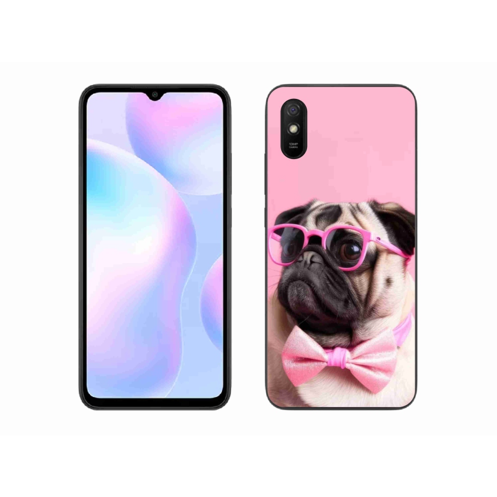 Gelový kryt mmCase na Xiaomi Redmi 9AT - stylový mops