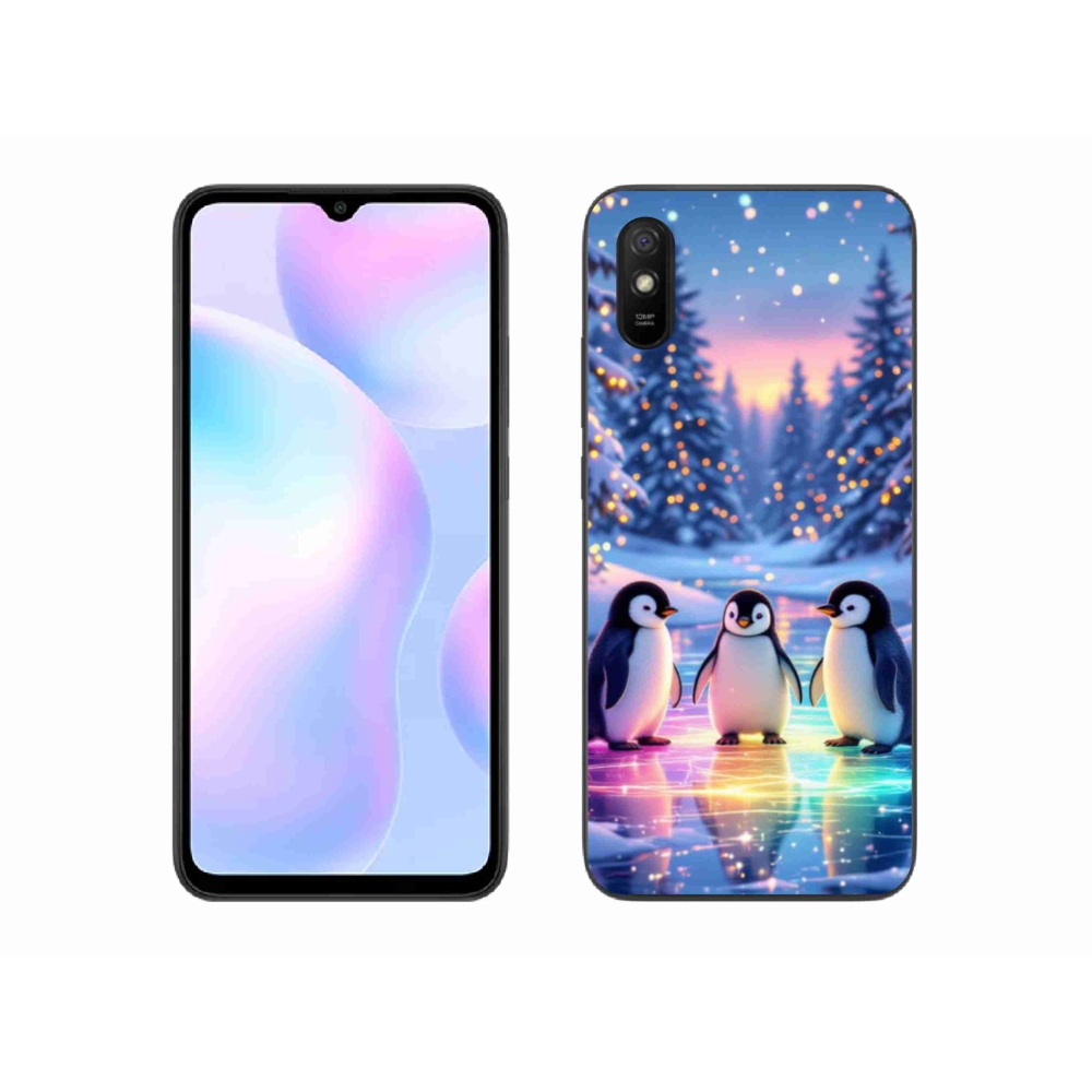 Gelový kryt mmCase na Xiaomi Redmi 9AT - tučnáci