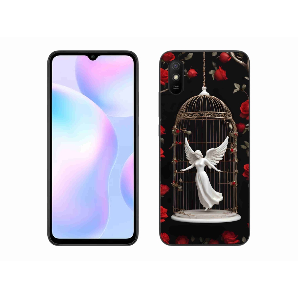 Gelový kryt mmCase na Xiaomi Redmi 9AT - uvězněný anděl
