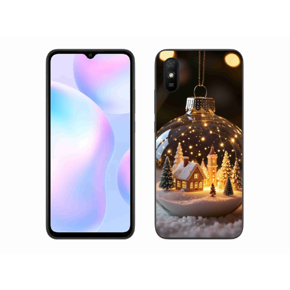 Gelový kryt mmCase na Xiaomi Redmi 9AT - vánoční koule 3