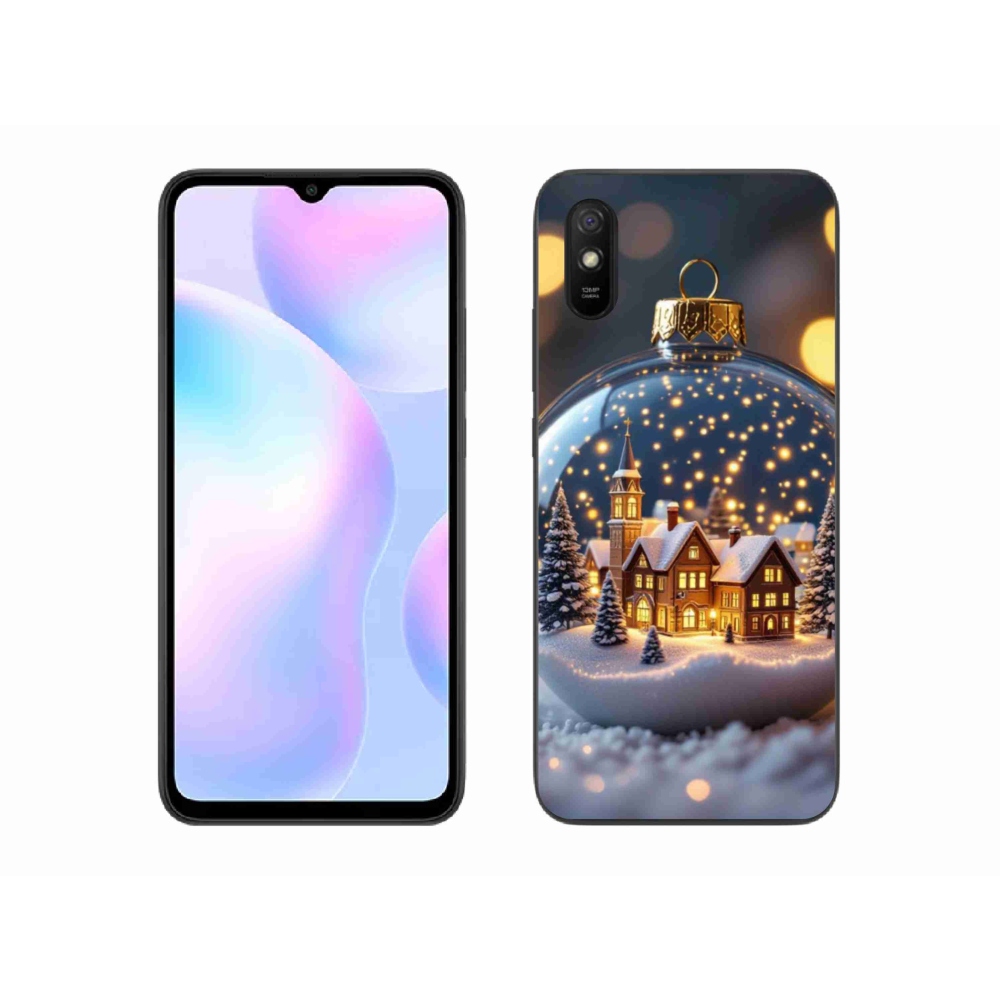 Gelový kryt mmCase na Xiaomi Redmi 9AT - vánoční koule 4