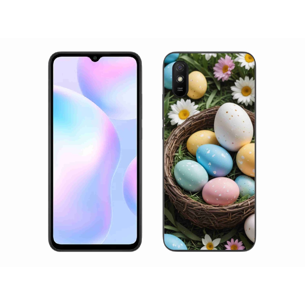 Gelový kryt mmCase na Xiaomi Redmi 9AT - velikonoční vajíčka 2