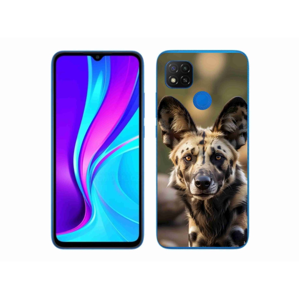 Gelový kryt mmCase na Xiaomi Redmi 9C - africký divoký pes