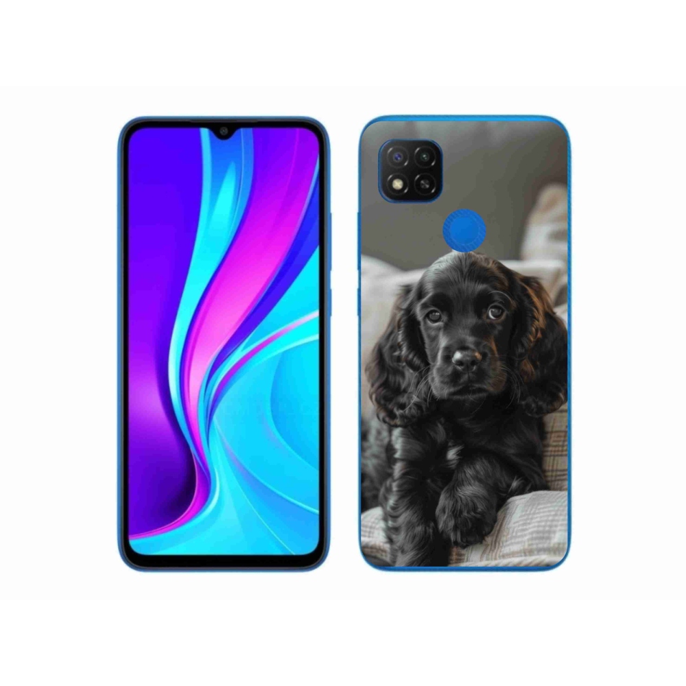 Gelový kryt mmCase na Xiaomi Redmi 9C - anglický kokršpaněl