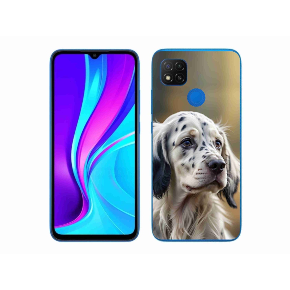 Gelový kryt mmCase na Xiaomi Redmi 9C - anglický setr