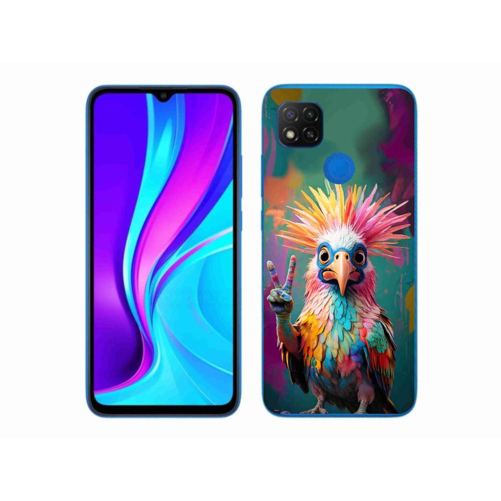 Gelový kryt mmCase na Xiaomi Redmi 9C - barevný rebel