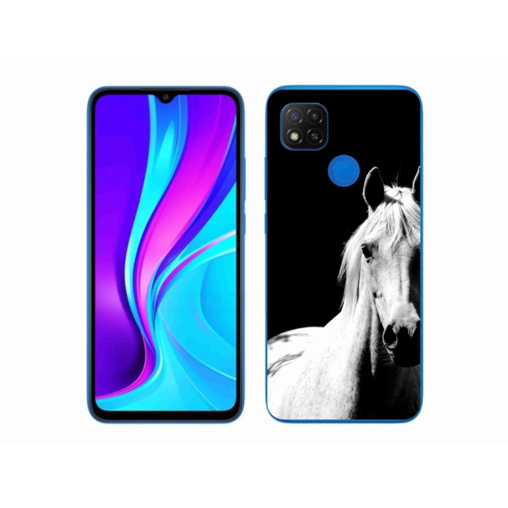 Gelový kryt mmCase na Xiaomi Redmi 9C - bílý kůň 5