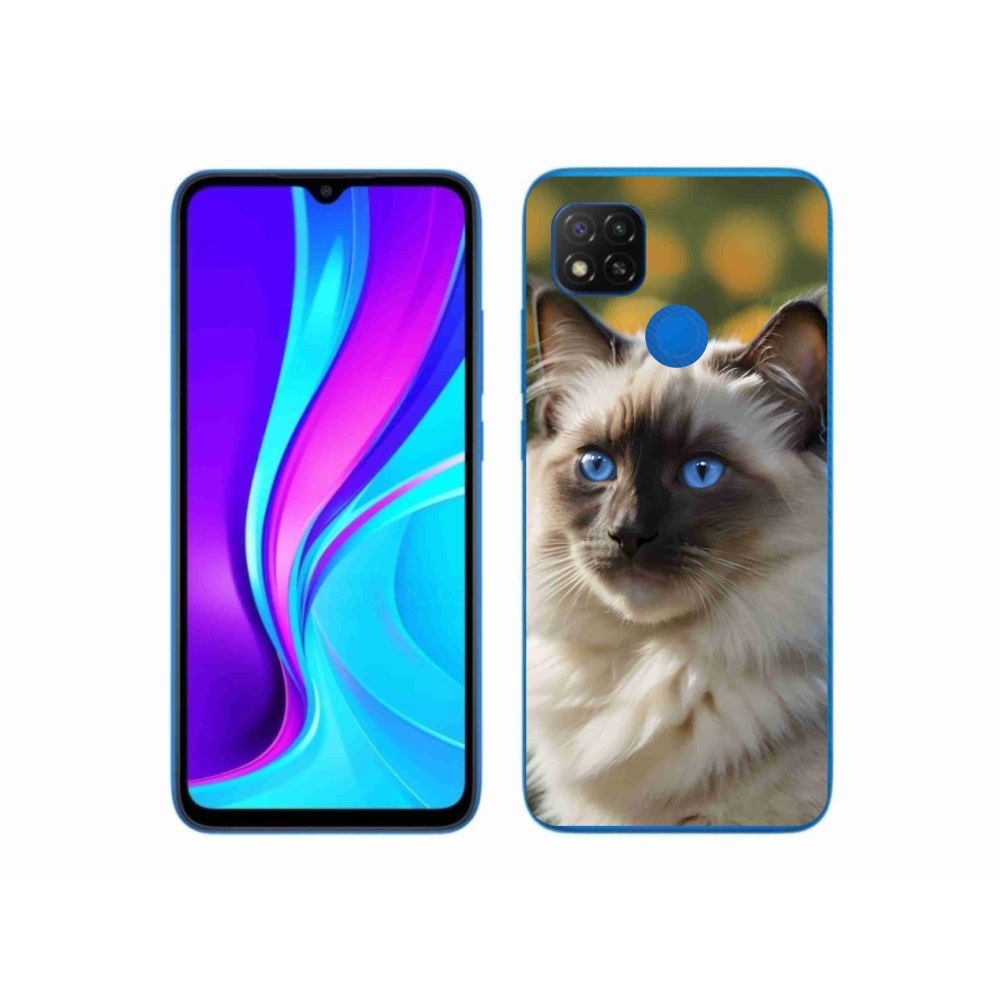 Gelový kryt mmCase na Xiaomi Redmi 9C - bílý ragdoll