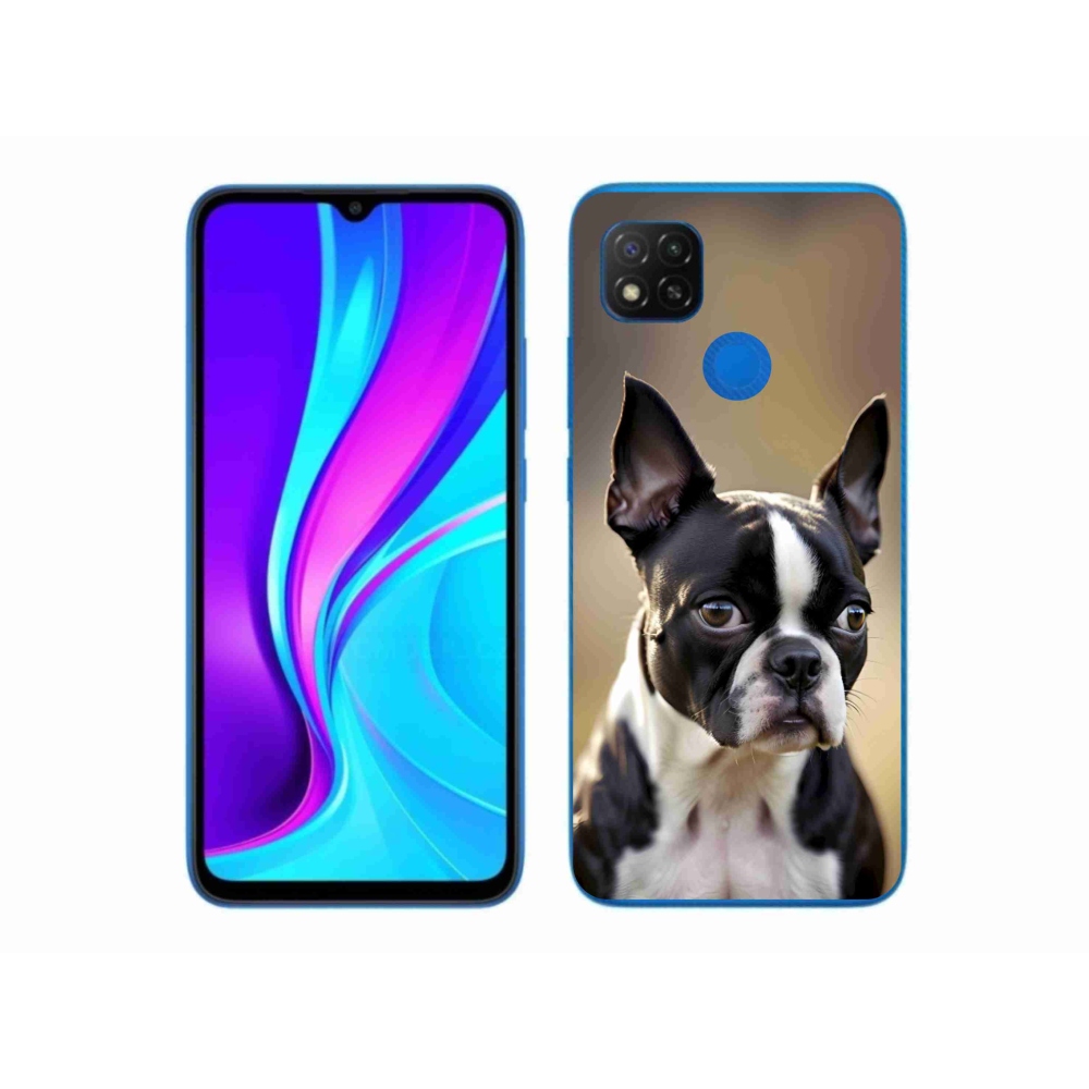 Gelový kryt mmCase na Xiaomi Redmi 9C - bostonský teriér