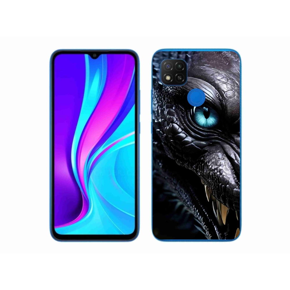 Gelový kryt mmCase na Xiaomi Redmi 9C - dračí pohled