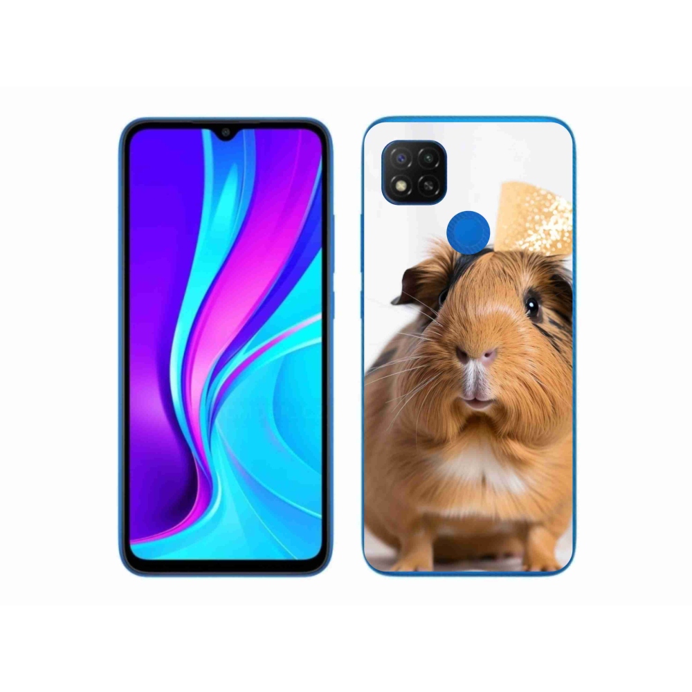 Gelový kryt mmCase na Xiaomi Redmi 9C - hnědé morče