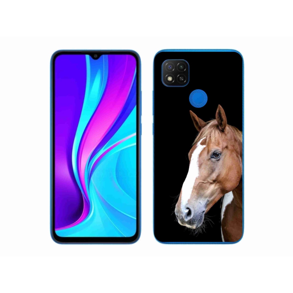 Gelový kryt mmCase na Xiaomi Redmi 9C - hnědý kůň 3