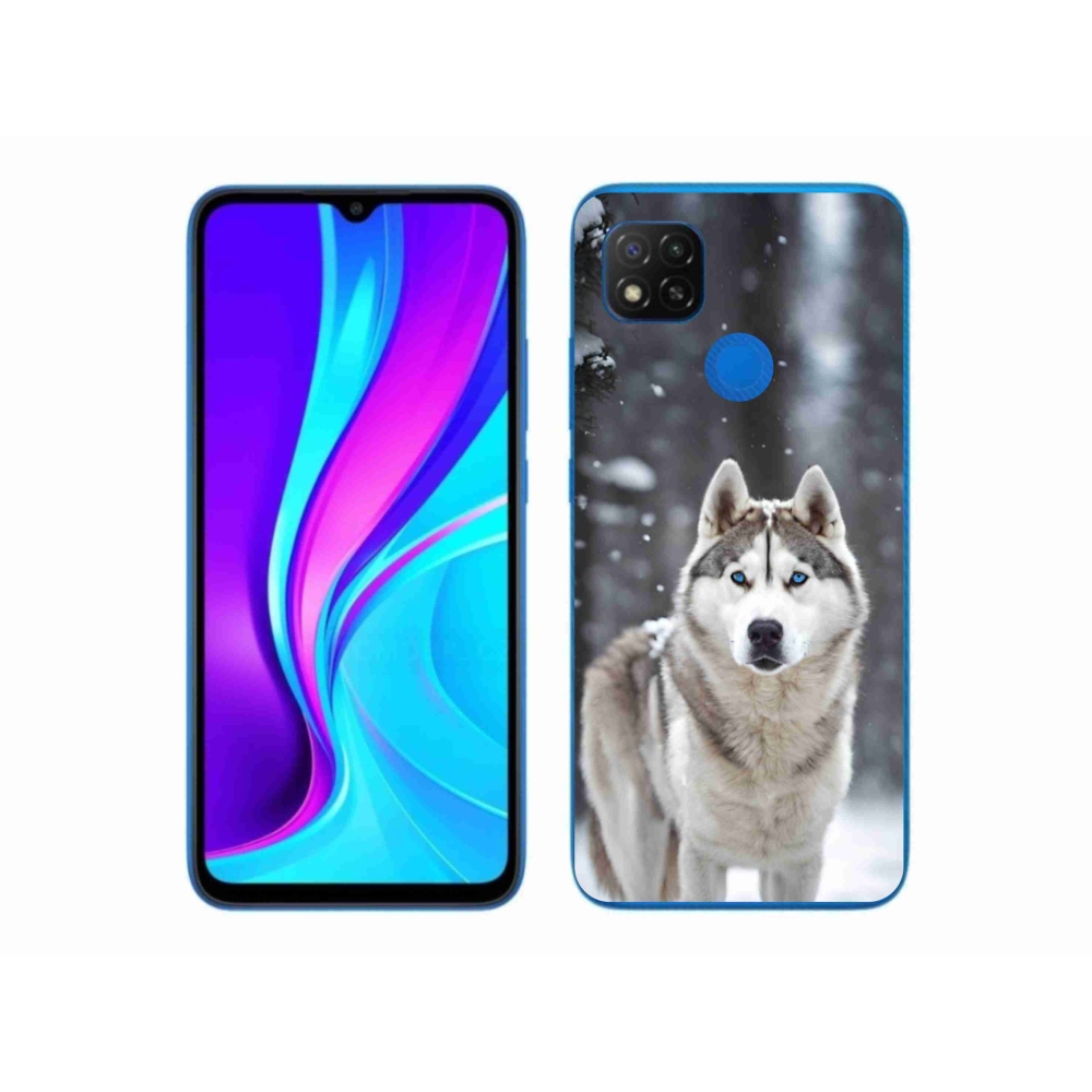 Gelový kryt mmCase na Xiaomi Redmi 9C - husky 2