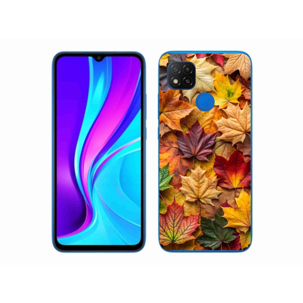 Gelový kryt mmCase na Xiaomi Redmi 9C - javorové listy 2