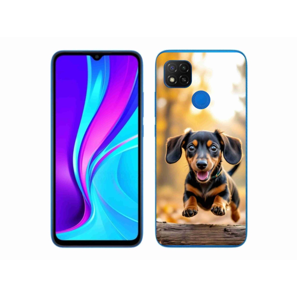 Gelový kryt mmCase na Xiaomi Redmi 9C - jezevčík 2