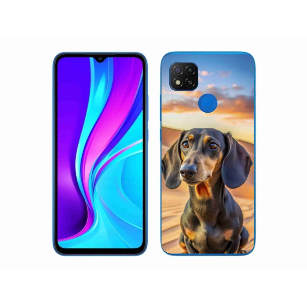 Gelový kryt mmCase na Xiaomi Redmi 9C - jezevčík 3 