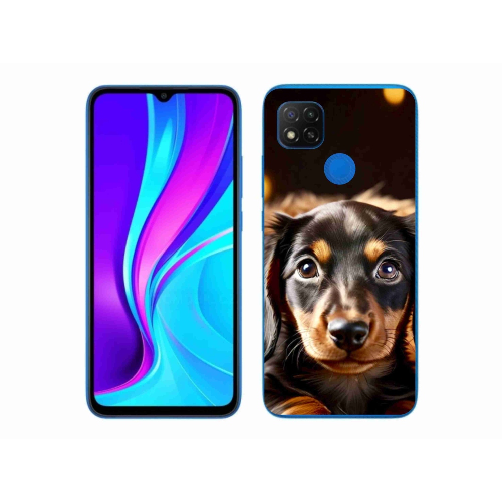 Gelový kryt mmCase na Xiaomi Redmi 9C - jezevčík