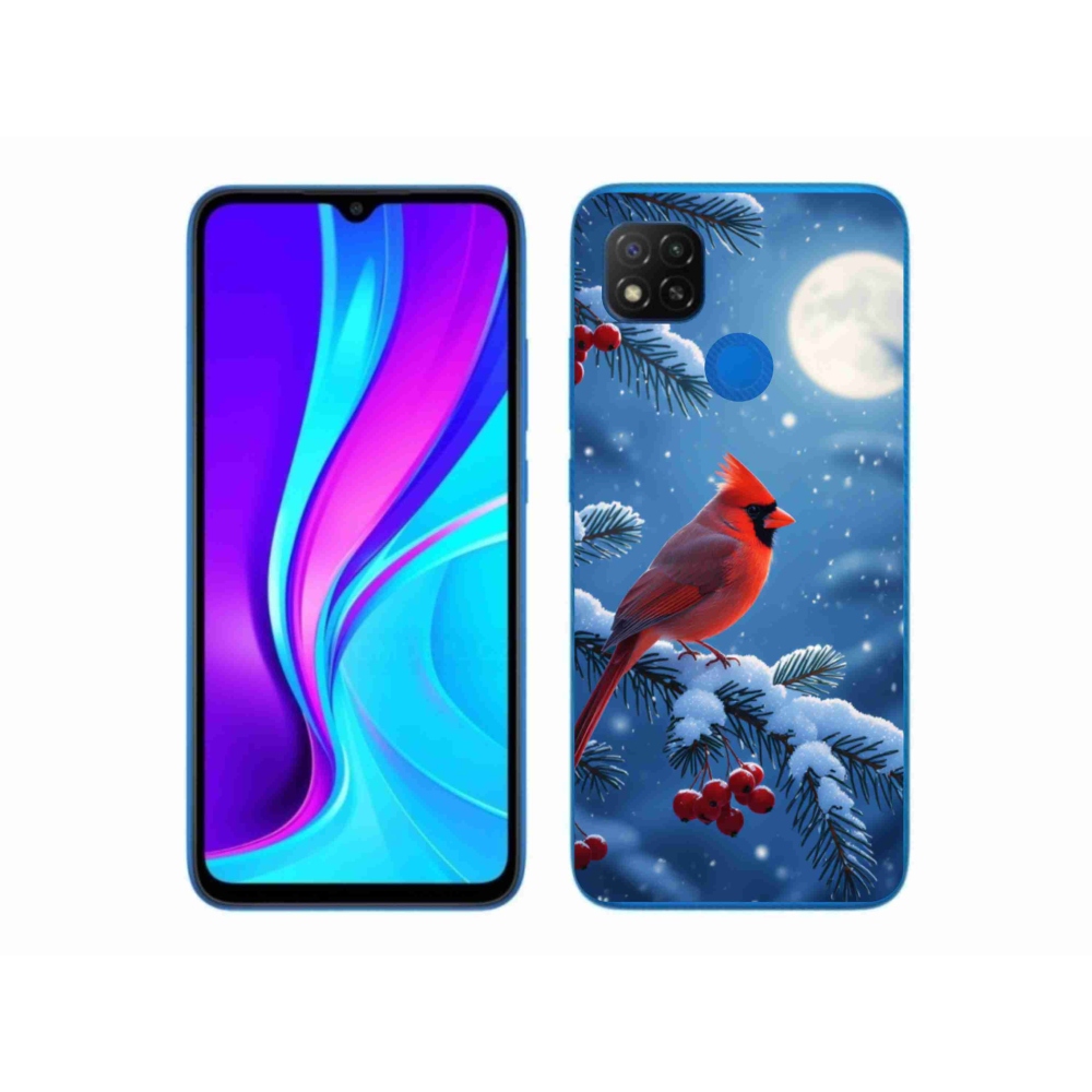 Gelový kryt mmCase na Xiaomi Redmi 9C - kardinál červený