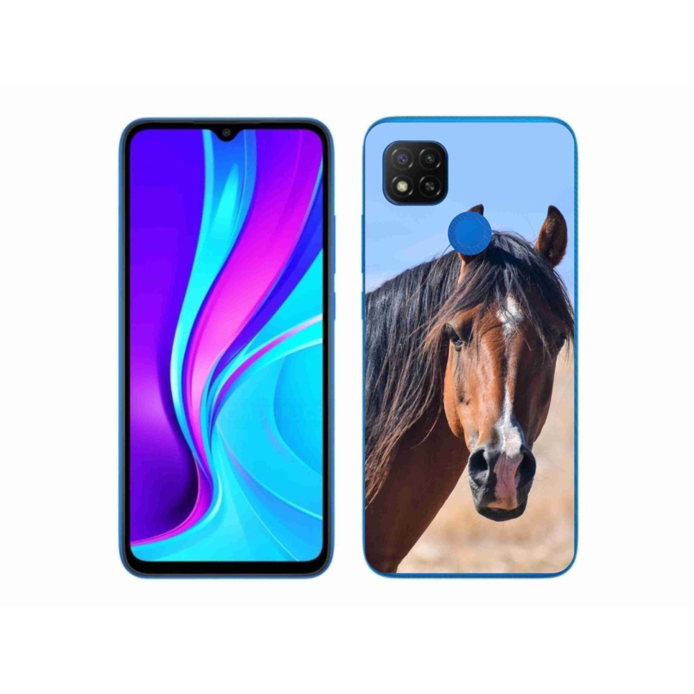 Gelový kryt mmCase na Xiaomi Redmi 9C - klidný kůň