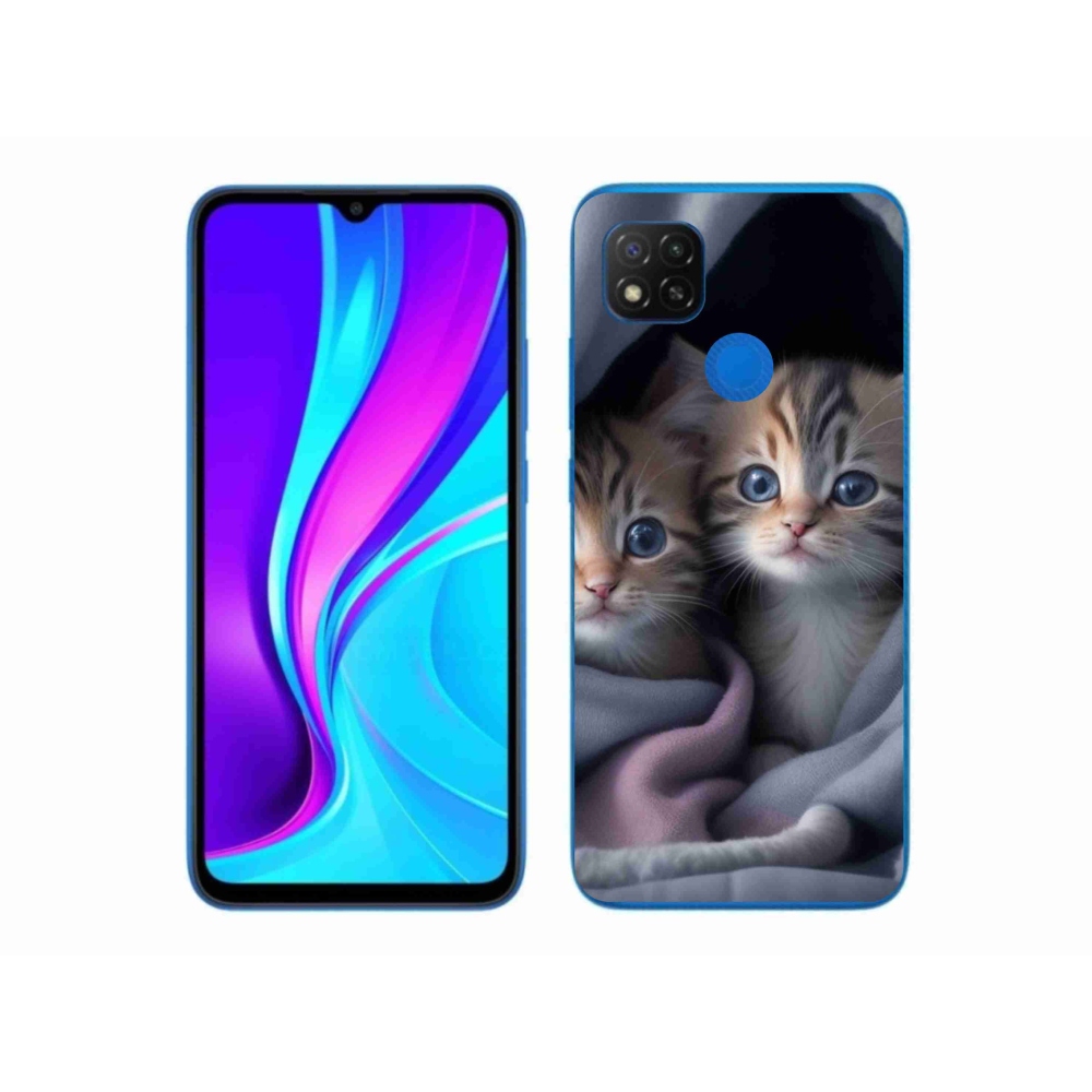 Gelový kryt mmCase na Xiaomi Redmi 9C - kočičí duo 2