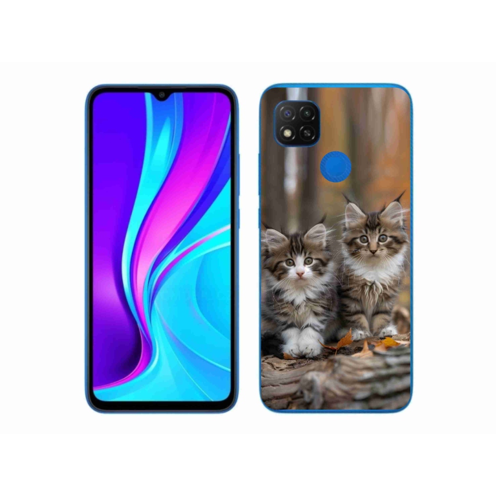 Gelový kryt mmCase na Xiaomi Redmi 9C - kočičí duo 3