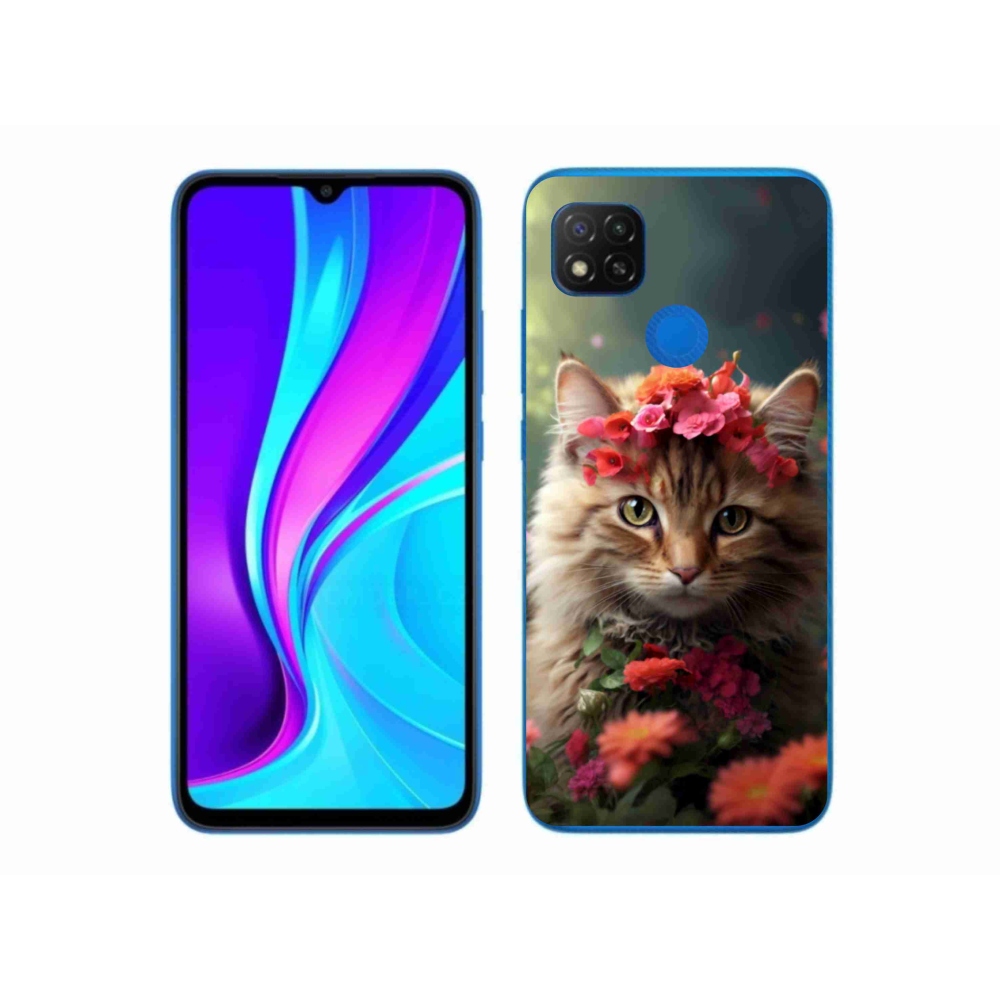 Gelový kryt mmCase na Xiaomi Redmi 9C - kočíčí princezna