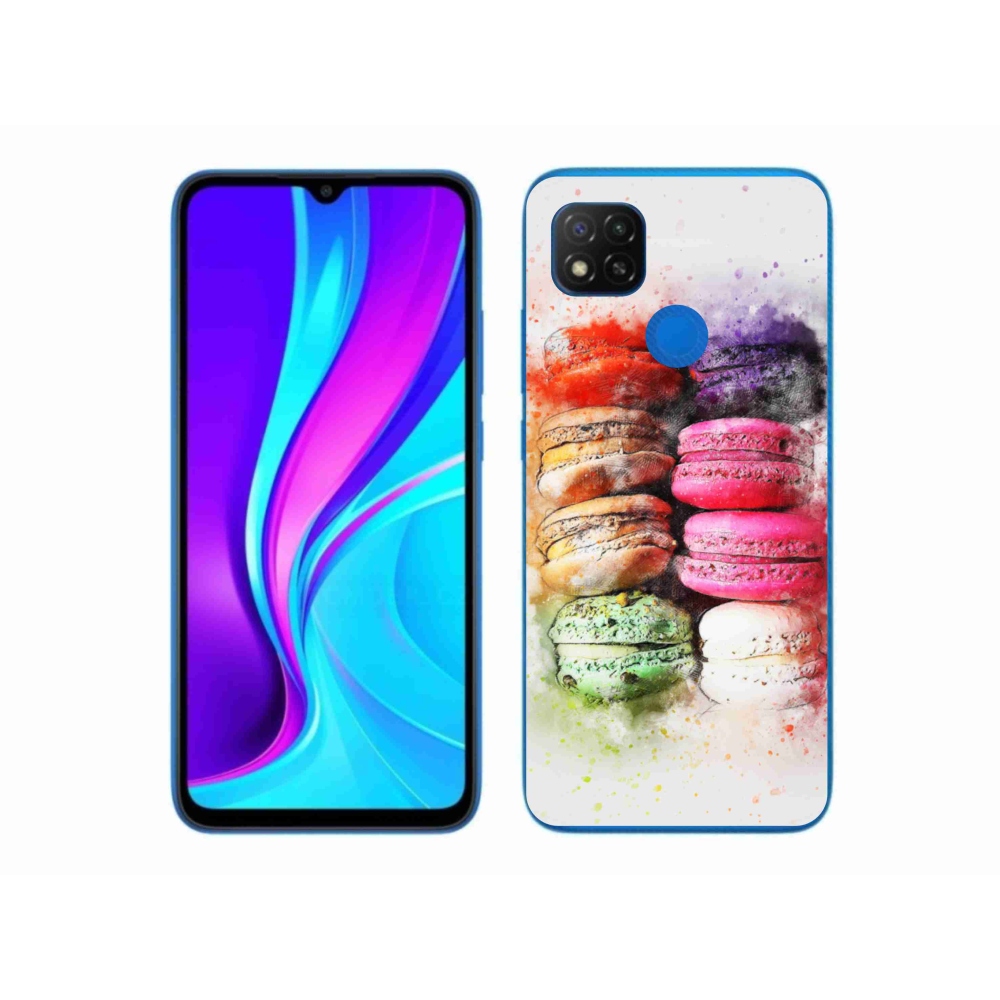Gelový kryt mmCase na Xiaomi Redmi 9C - makrónky