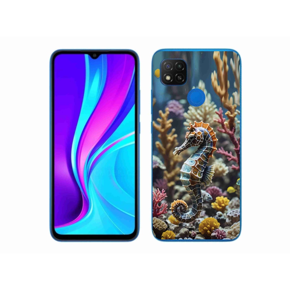 Gelový kryt mmCase na Xiaomi Redmi 9C - mořský koník 2