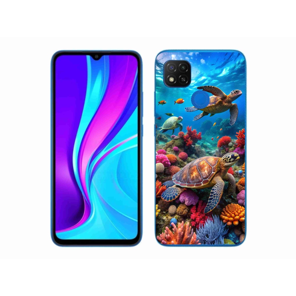 Gelový kryt mmCase na Xiaomi Redmi 9C - mořský svět 2