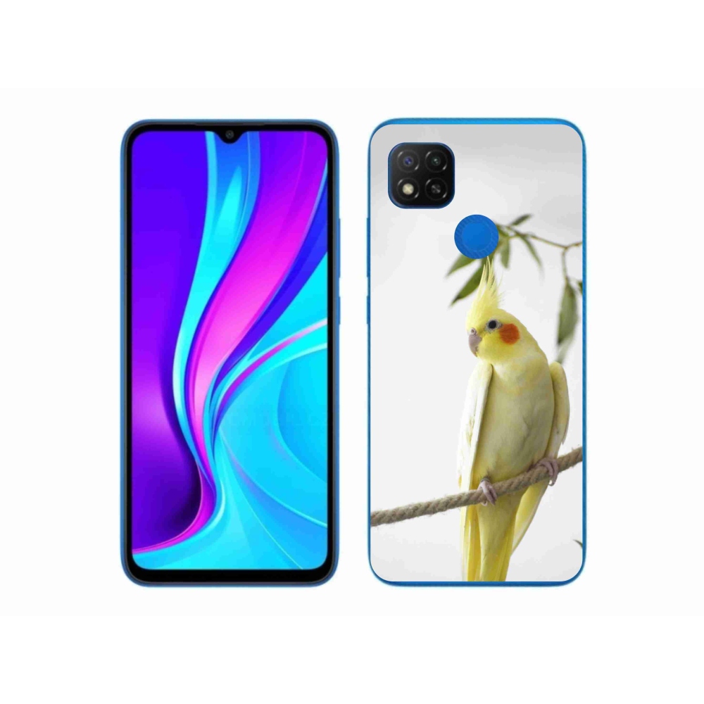 Gelový kryt mmCase na Xiaomi Redmi 9C - papoušek korela chocholatá