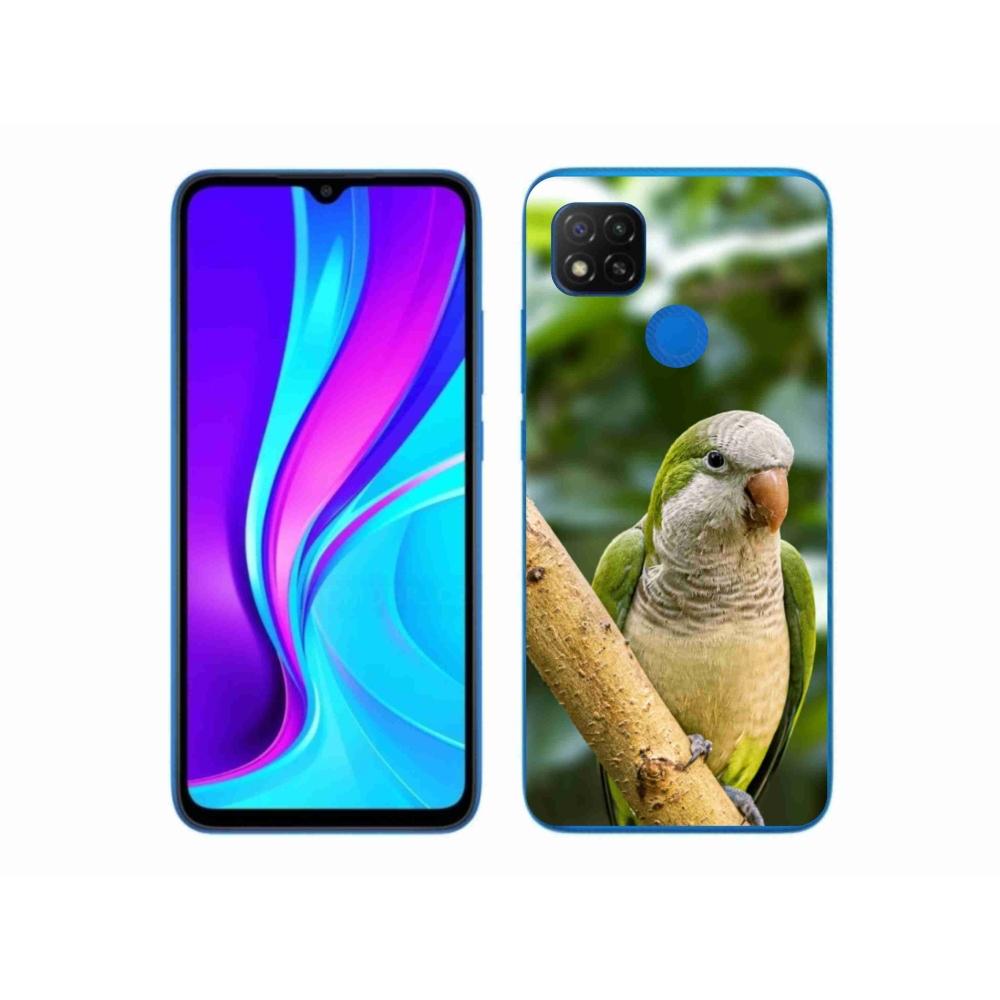 Gelový kryt mmCase na Xiaomi Redmi 9C - papoušek mníšek