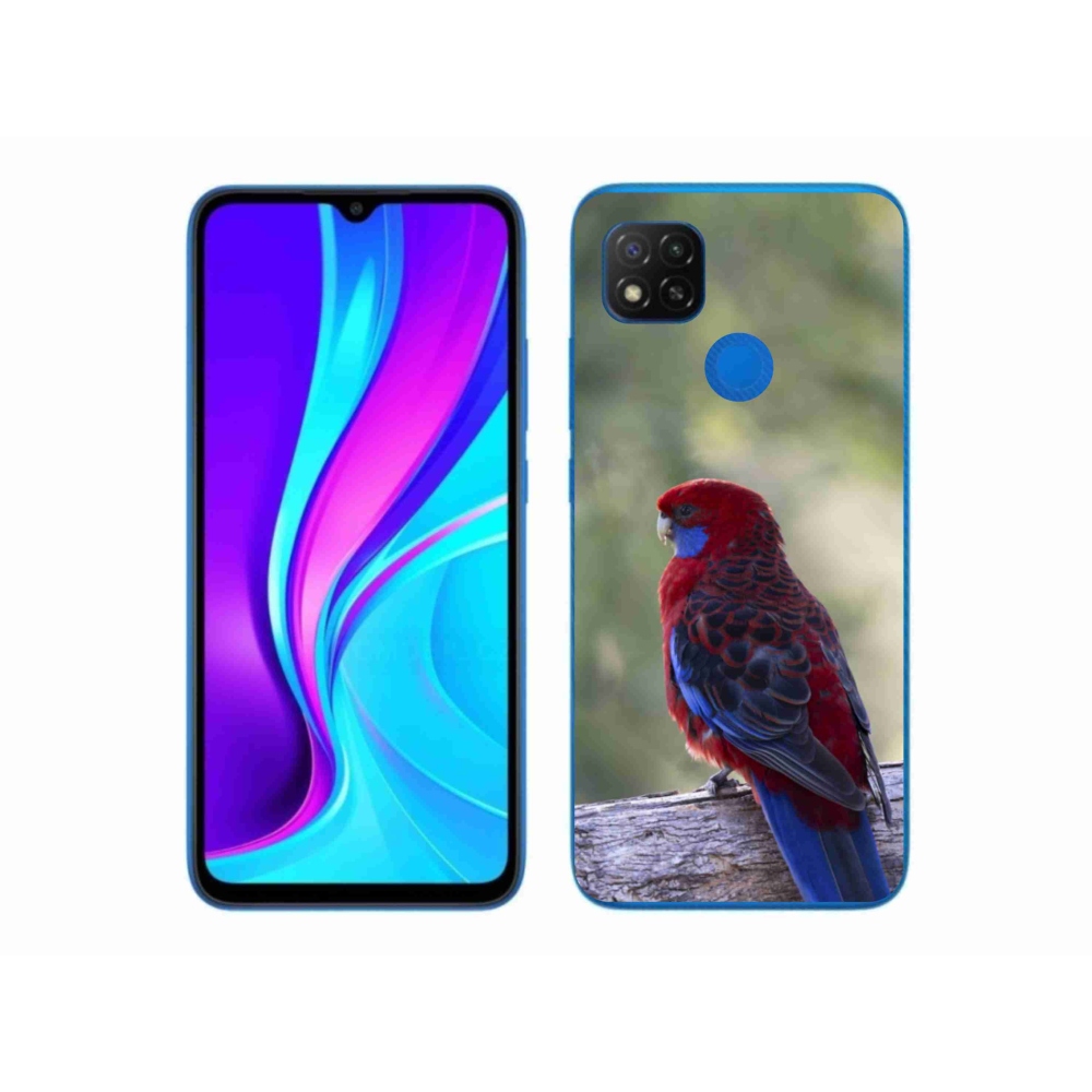 Gelový kryt mmCase na Xiaomi Redmi 9C - papoušek rosela