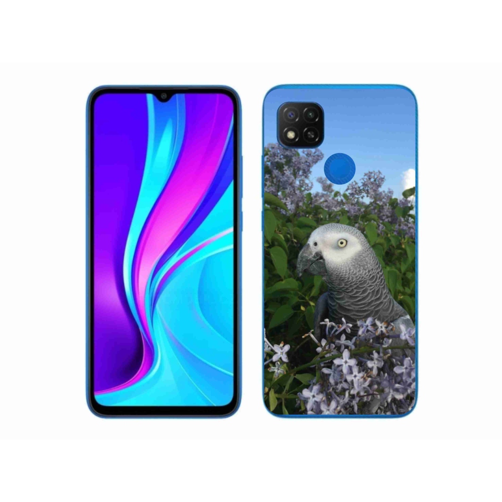 Gelový kryt mmCase na Xiaomi Redmi 9C - papoušek žako