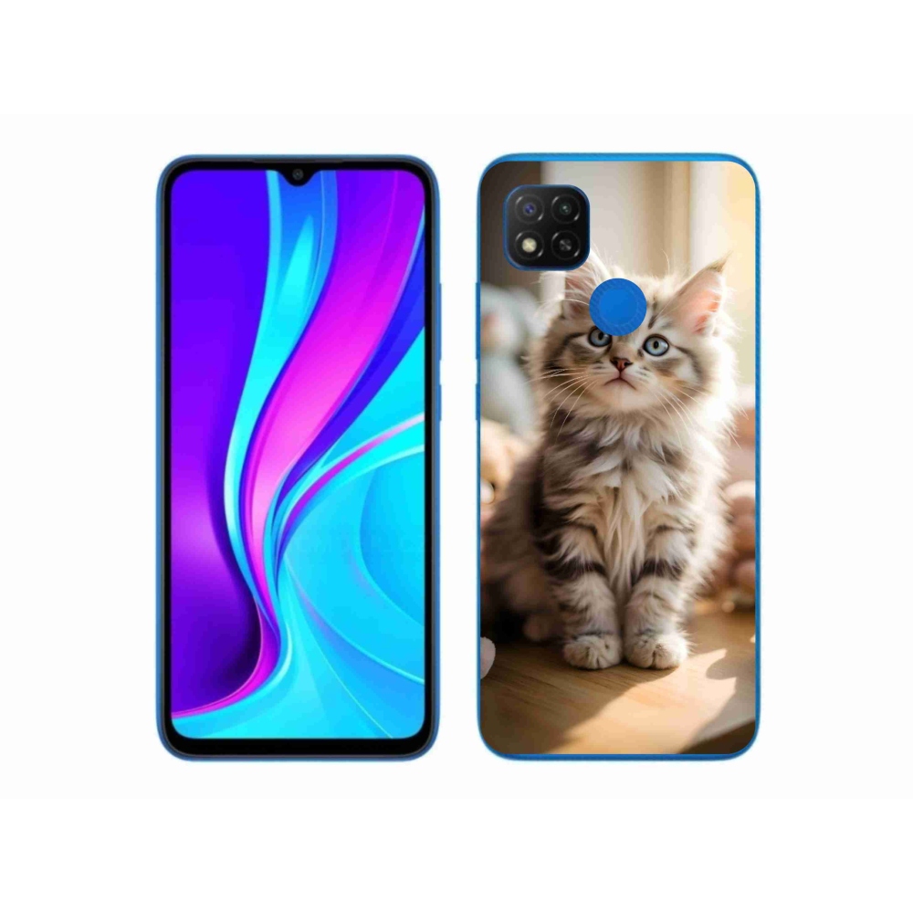 Gelový kryt mmCase na Xiaomi Redmi 9C - roztomilé kotě 10