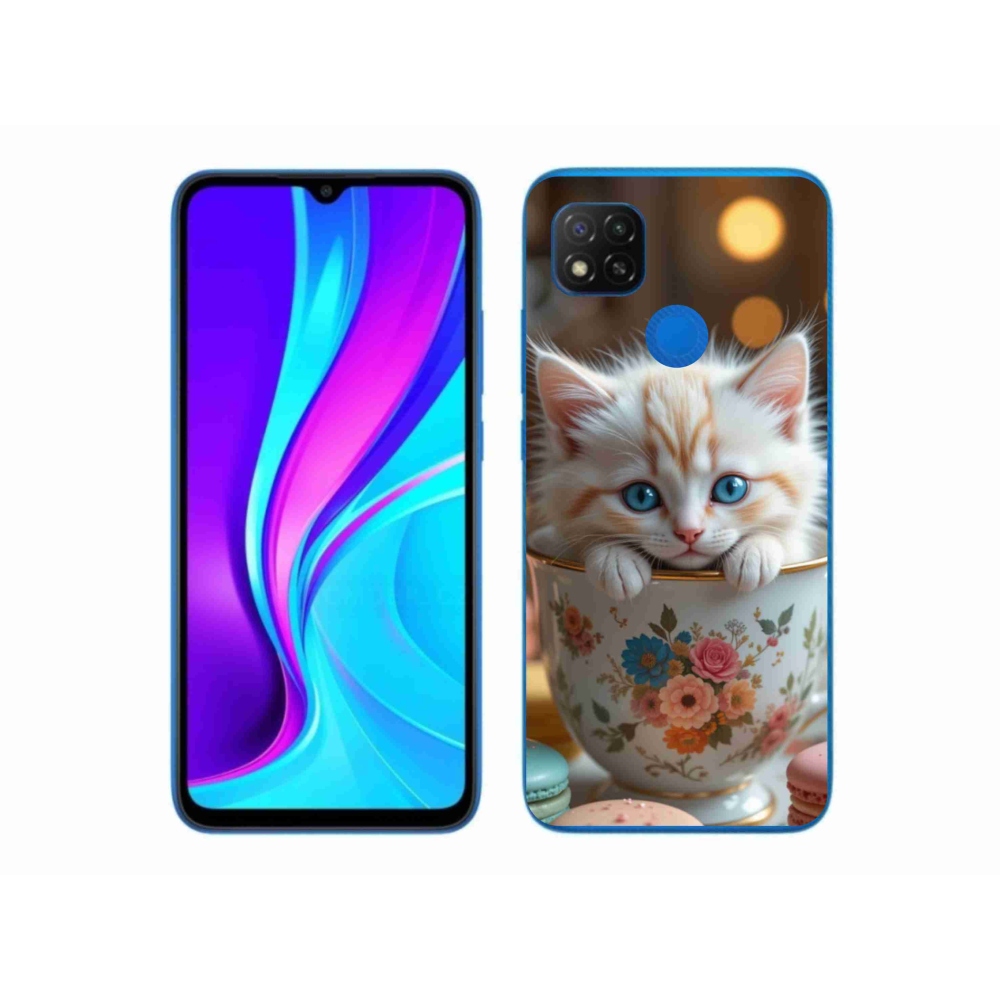Gelový kryt mmCase na Xiaomi Redmi 9C - roztomilé kotě 6