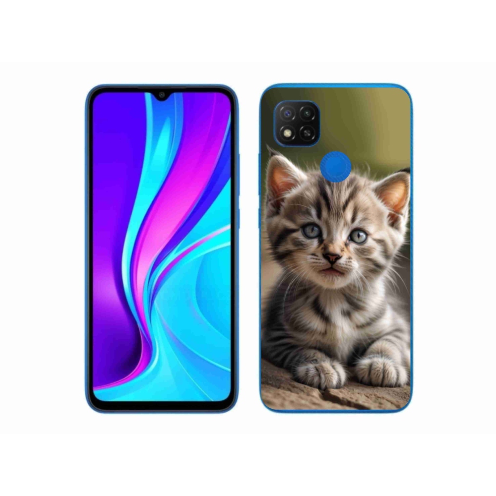 Gelový kryt mmCase na Xiaomi Redmi 9C - roztomilé kotě 9
