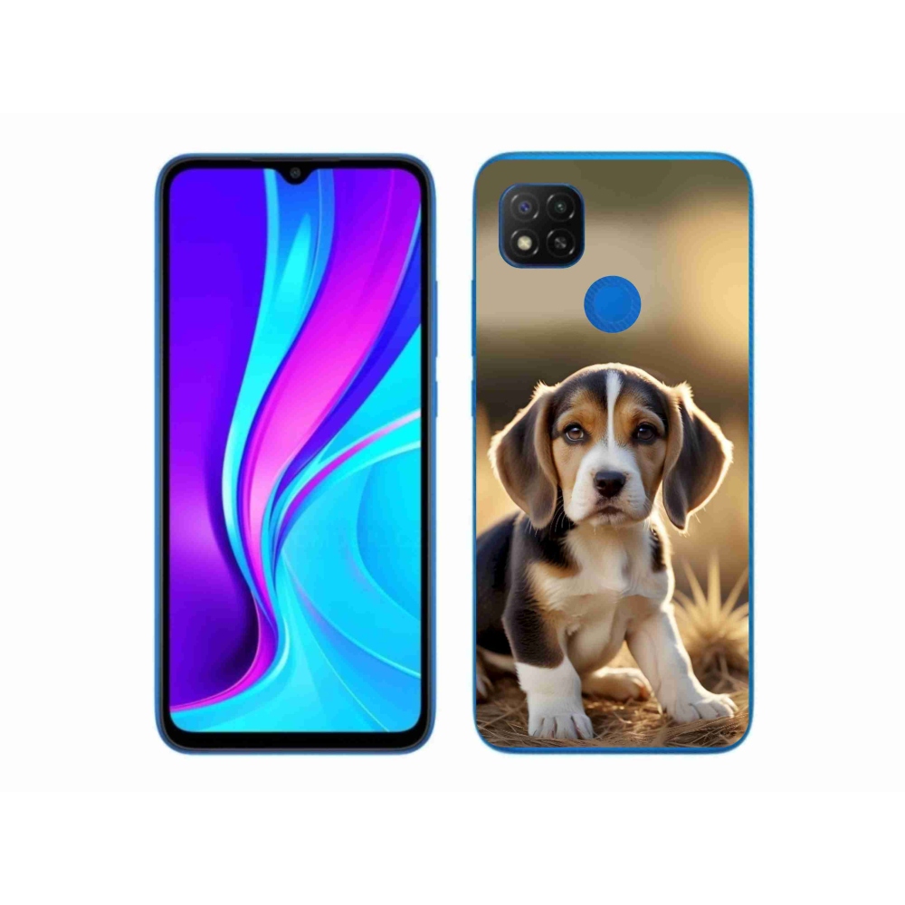 Gelový kryt mmCase na Xiaomi Redmi 9C - roztomilý bígl