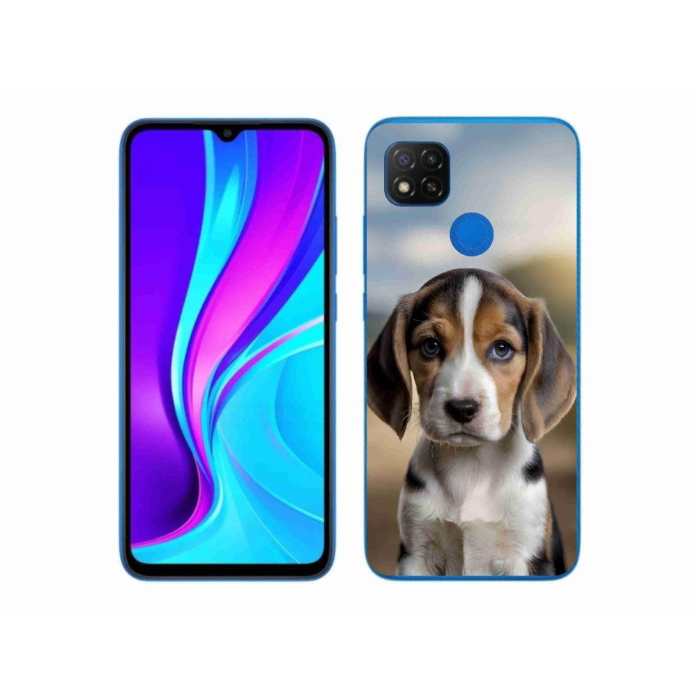 Gelový kryt mmCase na Xiaomi Redmi 9C - roztomilý bígl