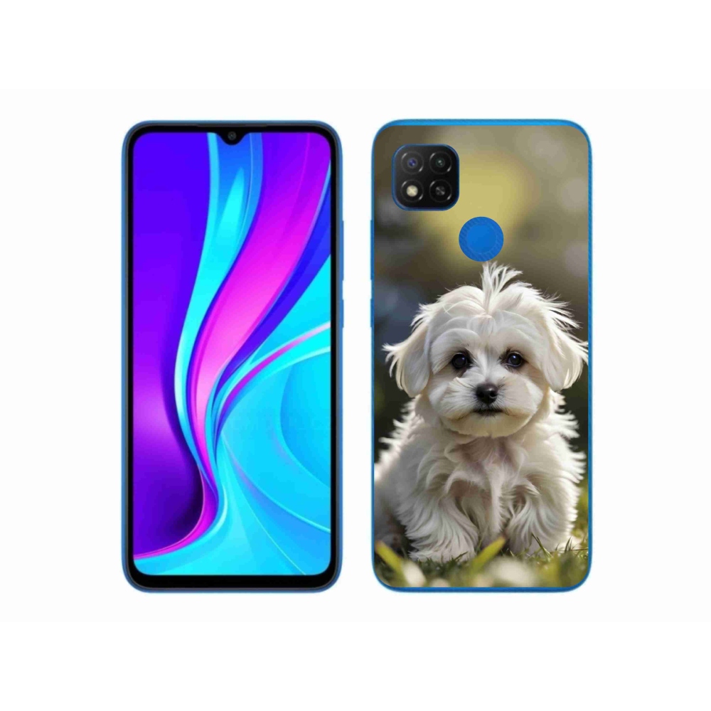 Gelový kryt mmCase na Xiaomi Redmi 9C - roztomilý maltézský psík