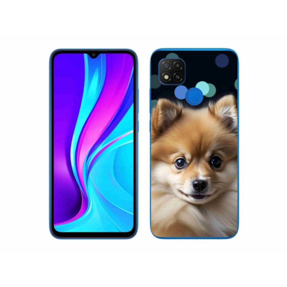 Gelový kryt mmCase na Xiaomi Redmi 9C - roztomilý pomeranian