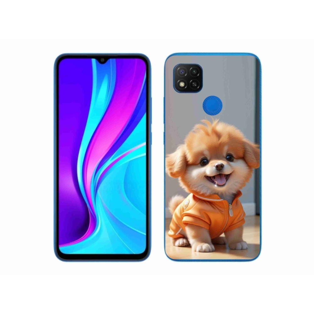 Gelový kryt mmCase na Xiaomi Redmi 9C - roztomilý pomeranian v mikině