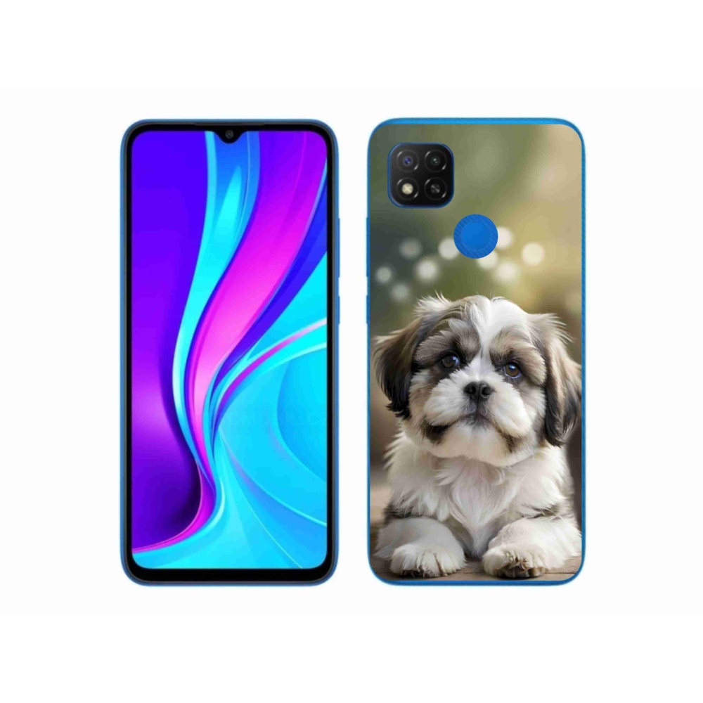 Gelový kryt mmCase na Xiaomi Redmi 9C - roztomilý shih-tzu