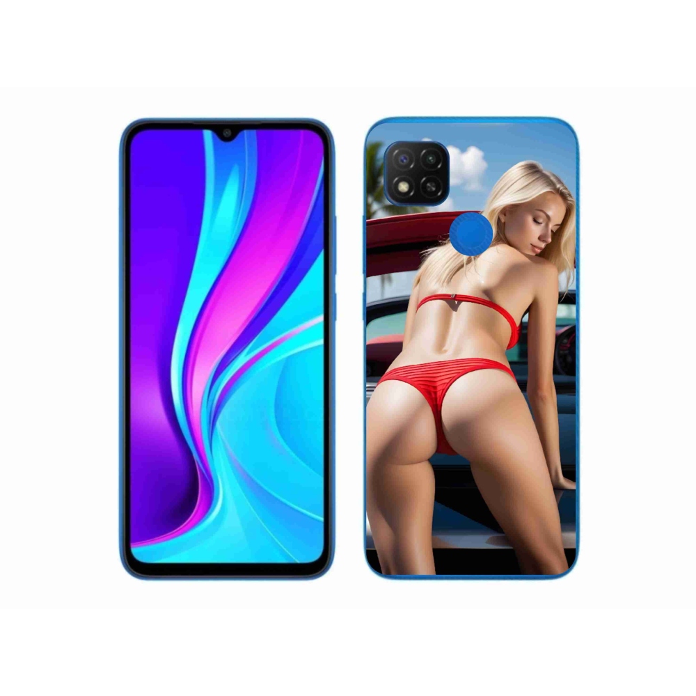 Gelový kryt mmCase na Xiaomi Redmi 9C - sexy žena 2