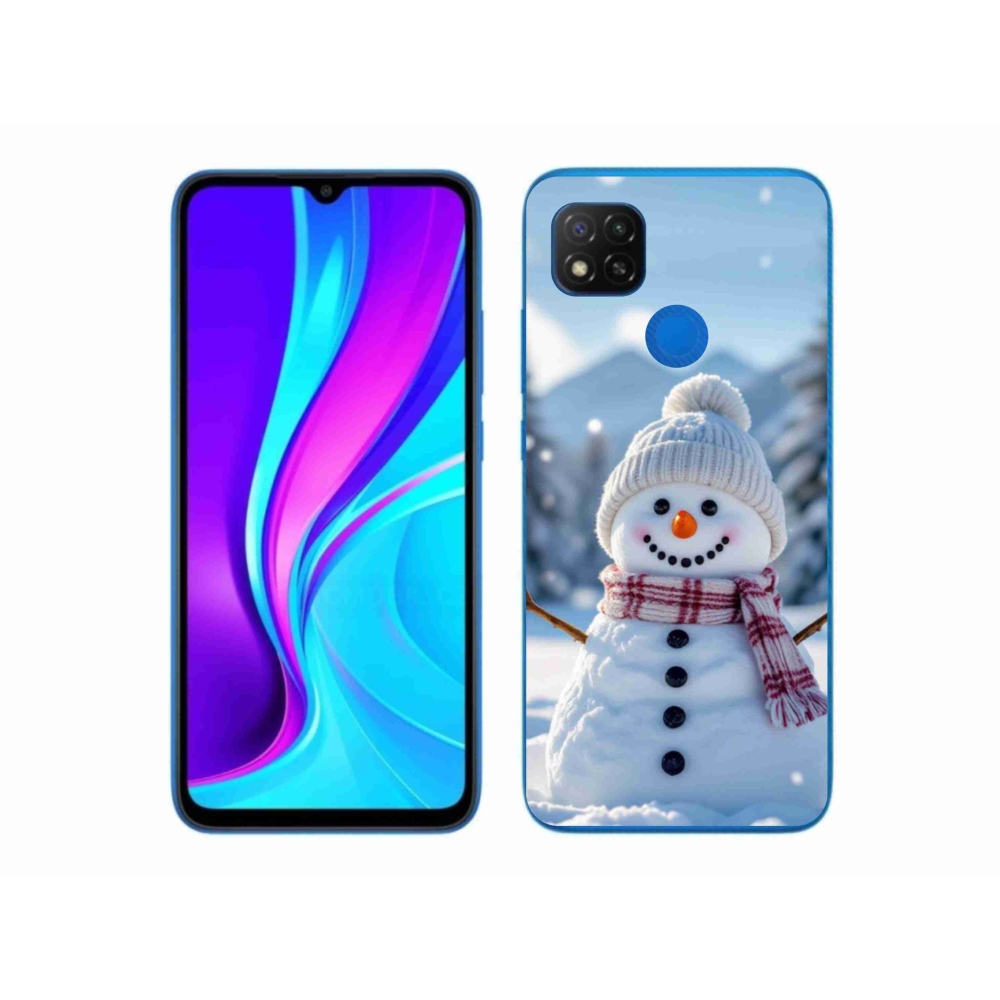 Gelový kryt mmCase na Xiaomi Redmi 9C - sněhulák 3