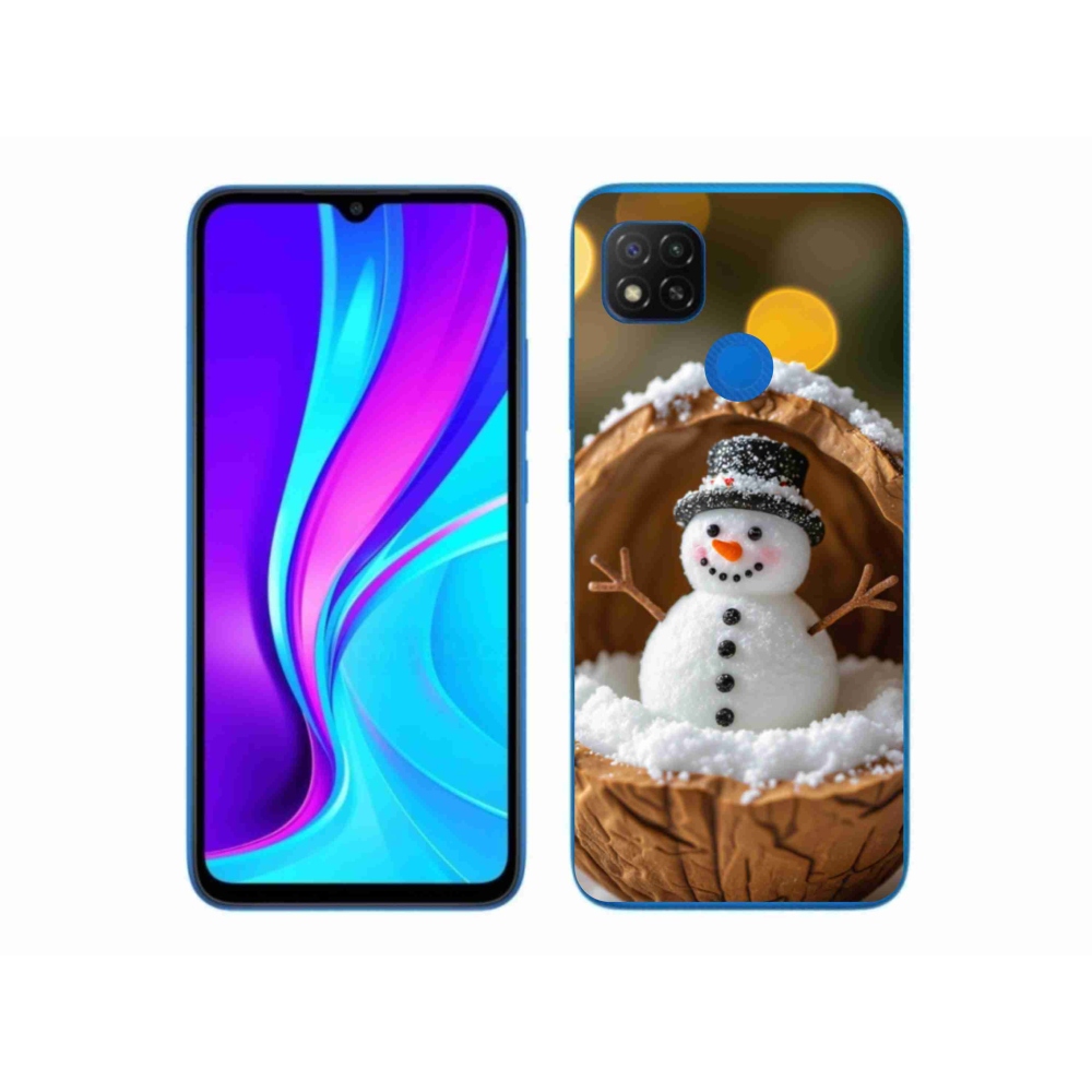 Gelový kryt mmCase na Xiaomi Redmi 9C - sněhulák 4