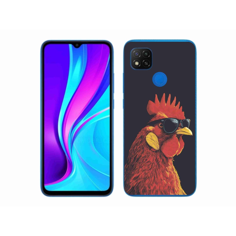 Gelový kryt mmCase na Xiaomi Redmi 9C - stylový kohout