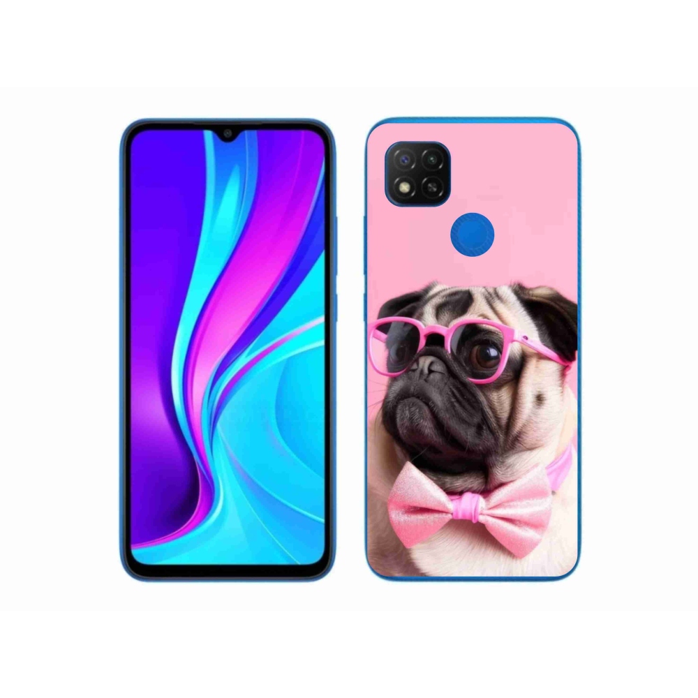 Gelový kryt mmCase na Xiaomi Redmi 9C - stylový mops