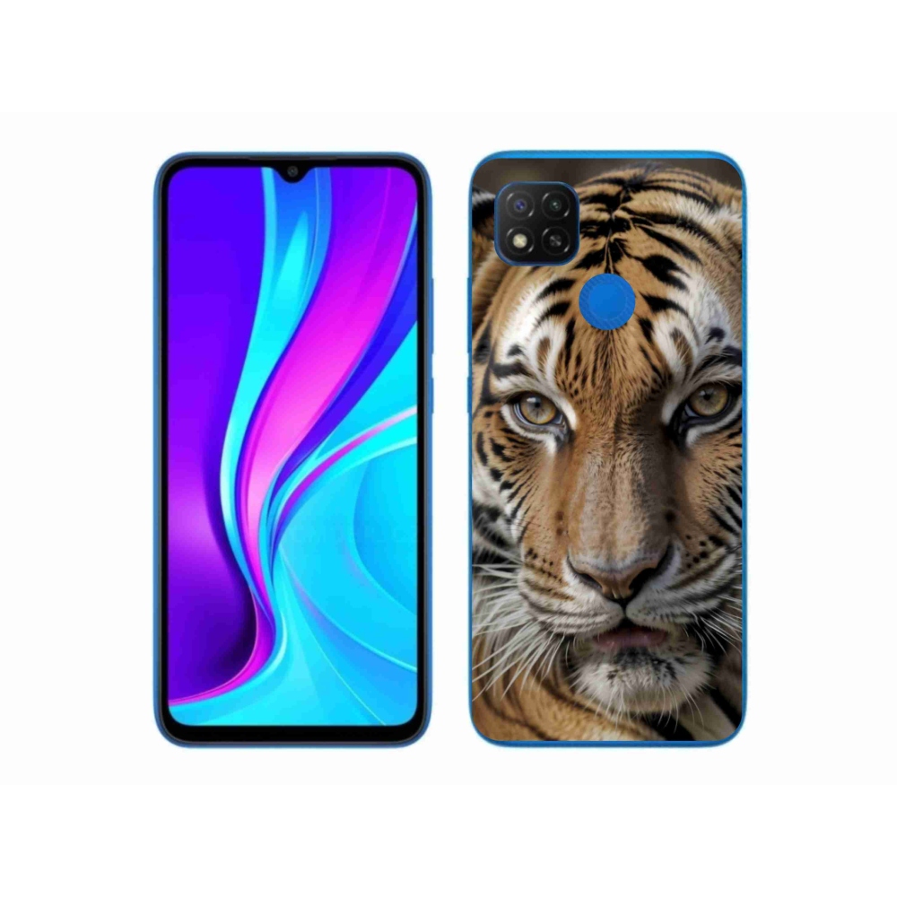 Gelový kryt mmCase na Xiaomi Redmi 9C - tygří pohled
