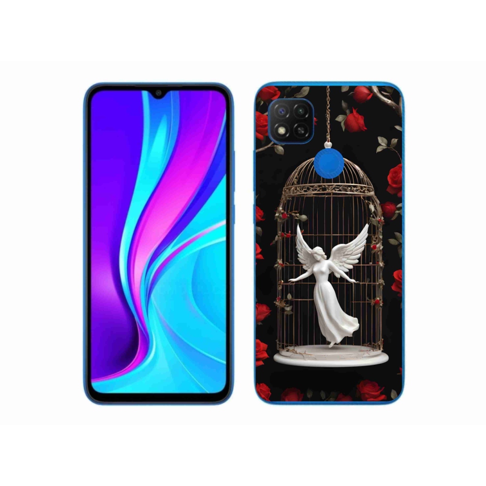 Gelový kryt mmCase na Xiaomi Redmi 9C - uvězněný anděl